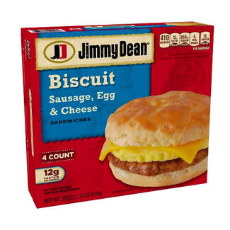Jimmy Dean Jimmy Dean Sausage Egg Cheese Biscuit, 18 oz, 6 ct