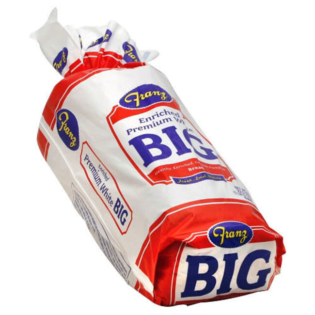 Franz Big White Bread, 22.5 oz, 16 ct