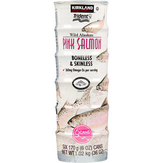 Kirkland Signature Kirkland Signature Wild Pink Salmon, 6 oz, 6 ct