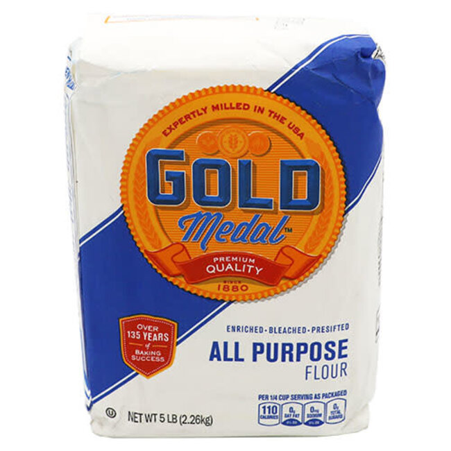 Gold Medal All Purpose Flour, 5 lb, 8 ct