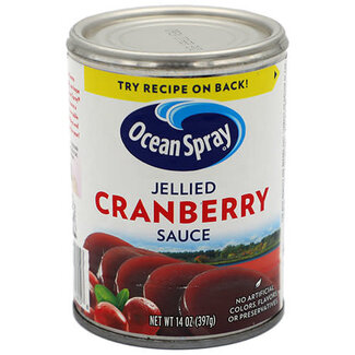 Ocean Spray Ocean Spray Jellied Cranberry Sauce, 14 oz, 24 ct