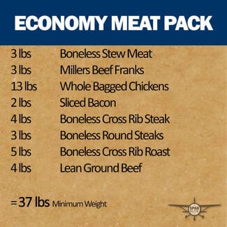 Economy Meat Pack, 37 lbs