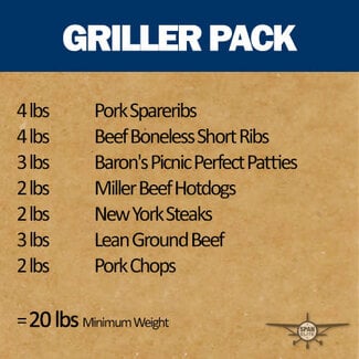 Griller Meat Pack, 20 lbs