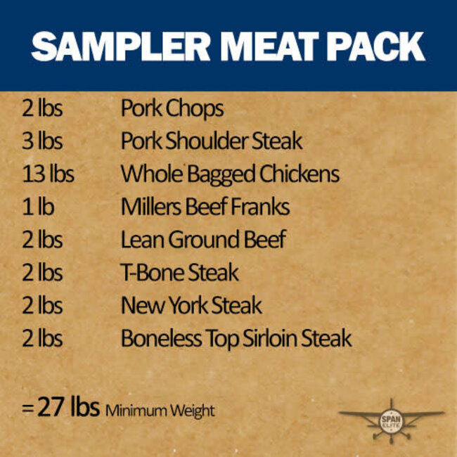 Meat Sampler Pack, 27 lbs