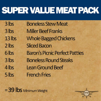 Super Value Meat Pack, 39 lbs