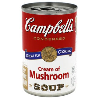 Campbell's Campbells Soup Cream Of Mushroom Condensed, 10.5 oz, 48 ct