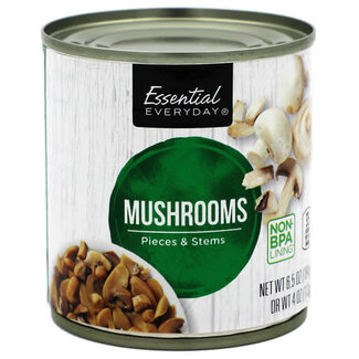 Essential Everyday EED Mushroom Pieces & Stems, 4 oz, 24 ct