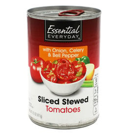 Essential Everyday EED Stewed Tomatoes, 14.5 oz, 24 ct