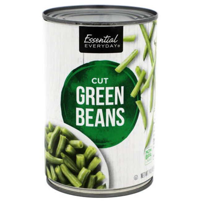 EED Canned Cut Green Beans, 14.5 oz, 24 ct