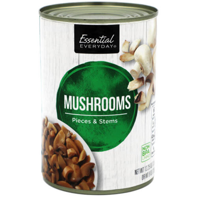 EED Mushroom Pieces & Stems, 8 oz, 24 ct