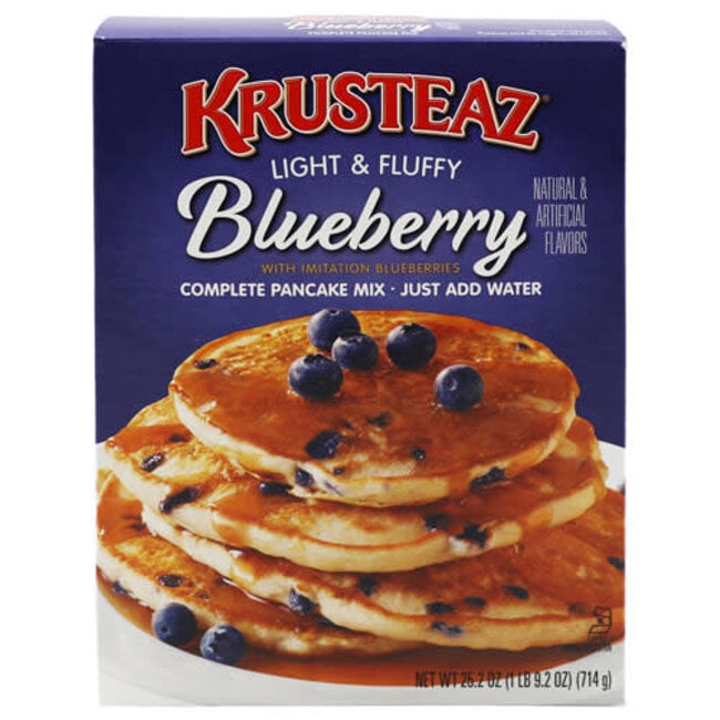 Krusteaz Blueberry Pancake Mix, 25.2 oz, 12 ct