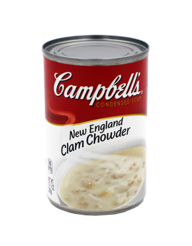 Campbells Soup New England Clam Chowder, 10.75 oz, 12 ct Span Elite