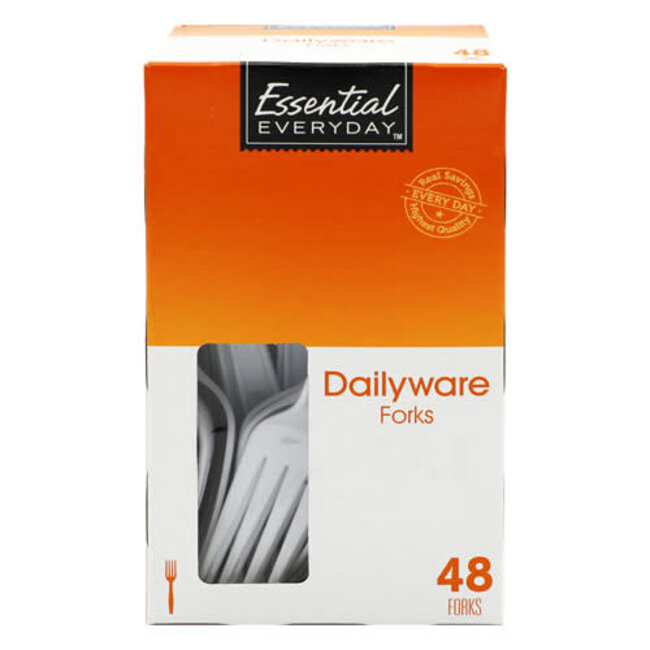 EED Heavy Duty Forks, 48 ct, (Pack of 12)