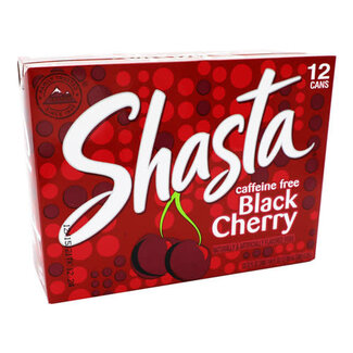 Shasta Shasta Black Cherry, 12 oz, 2-12 ct