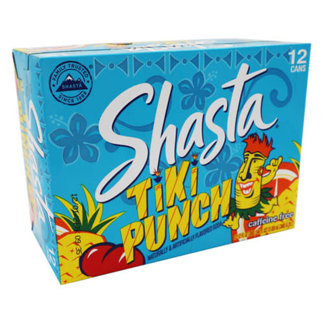 Shasta Tiki Punch, 12 oz, 2-12 ct