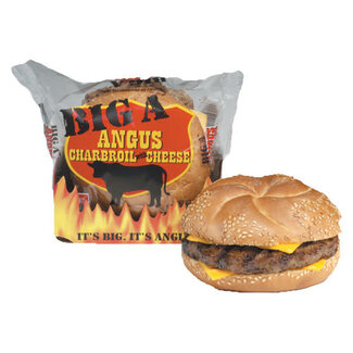 Big Az Big Az 'Big A' Angus Charbroil with Cheese, 8.5 oz, 12 ct