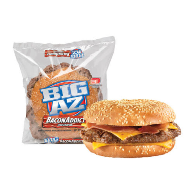 Big Az Bacon Addict Cheeseburger, 9.35 oz, 10 ct