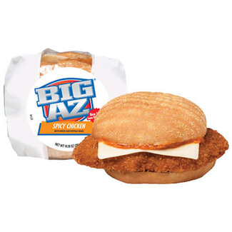 Big Az Big Az Spicy Chicken Sandwich with Cheese, 9.2 oz, 8 ct