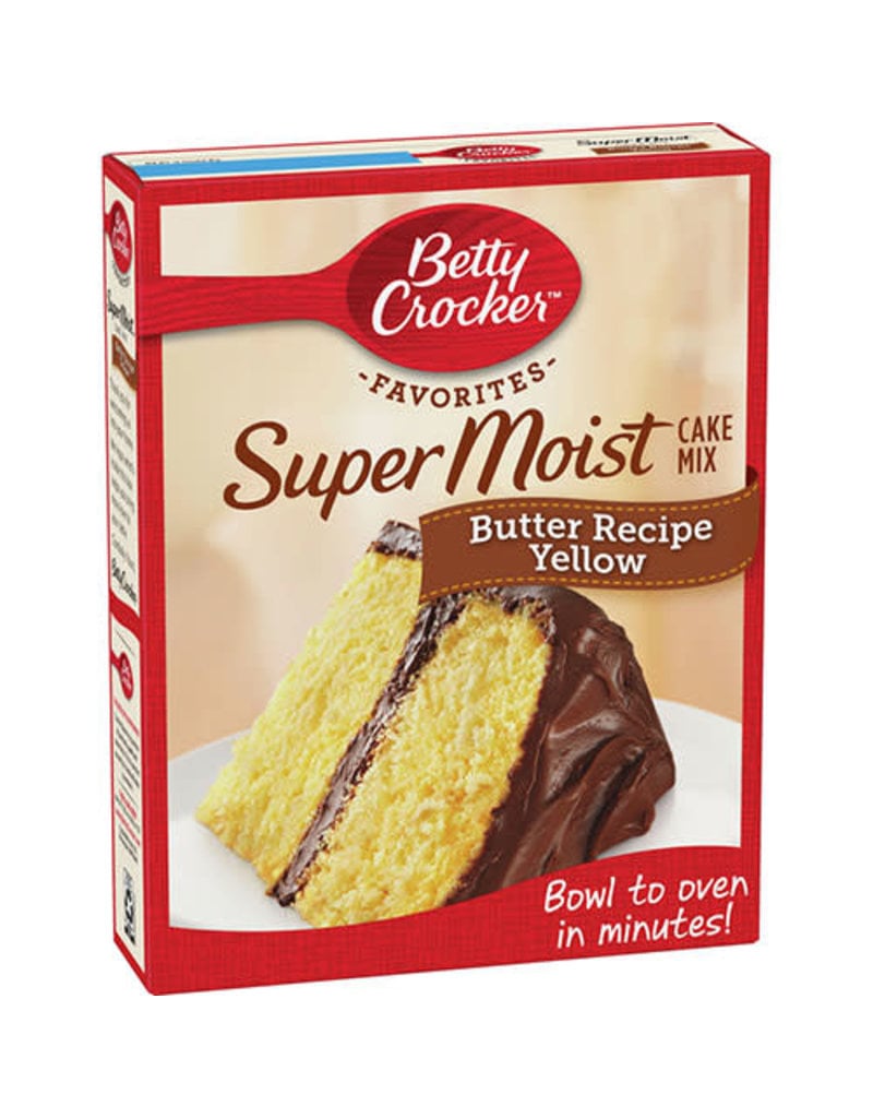 Betty Crocker Betty Crocker Yellow Cake Mix Supermoist Butter Recipe, 15.25 oz, 12 ct