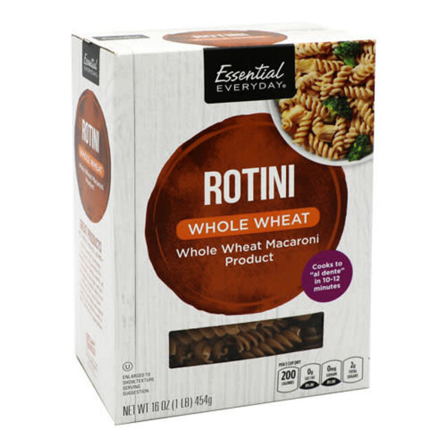 EED Whole Wheat Rotini Pasta, 16 oz