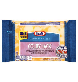 Kraft Kraft Colby Jack Cheese Chunk, 16 oz, 12 ct