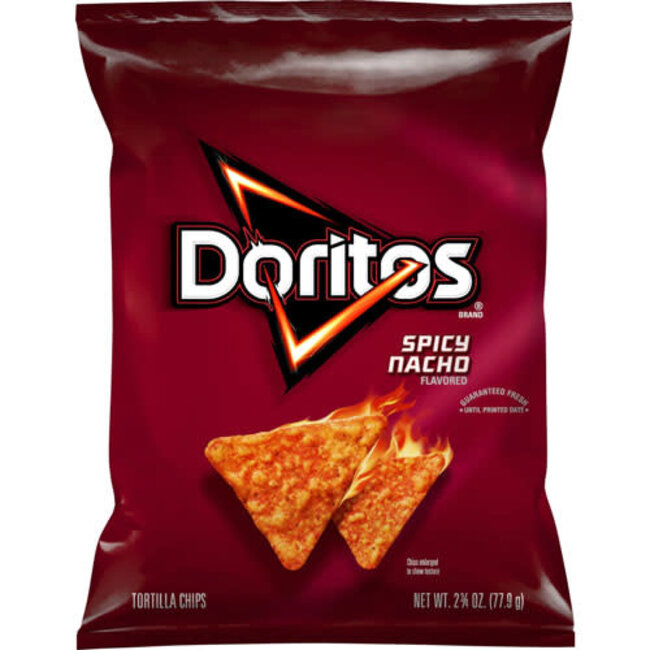 Doritos Spicy Nacho Grabs, 2.75 oz, 24 ct
