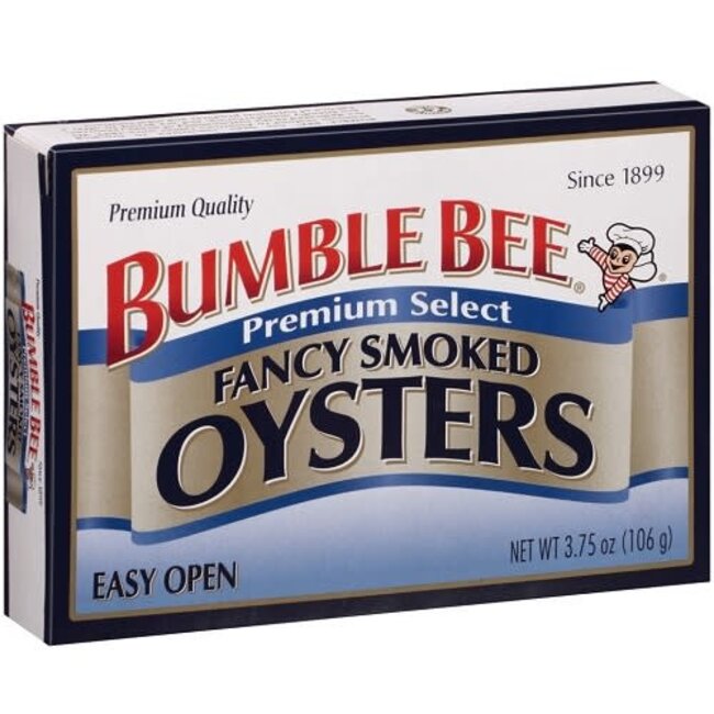 Bumble Bee Oysters Smoked Fancy, 3.75 oz