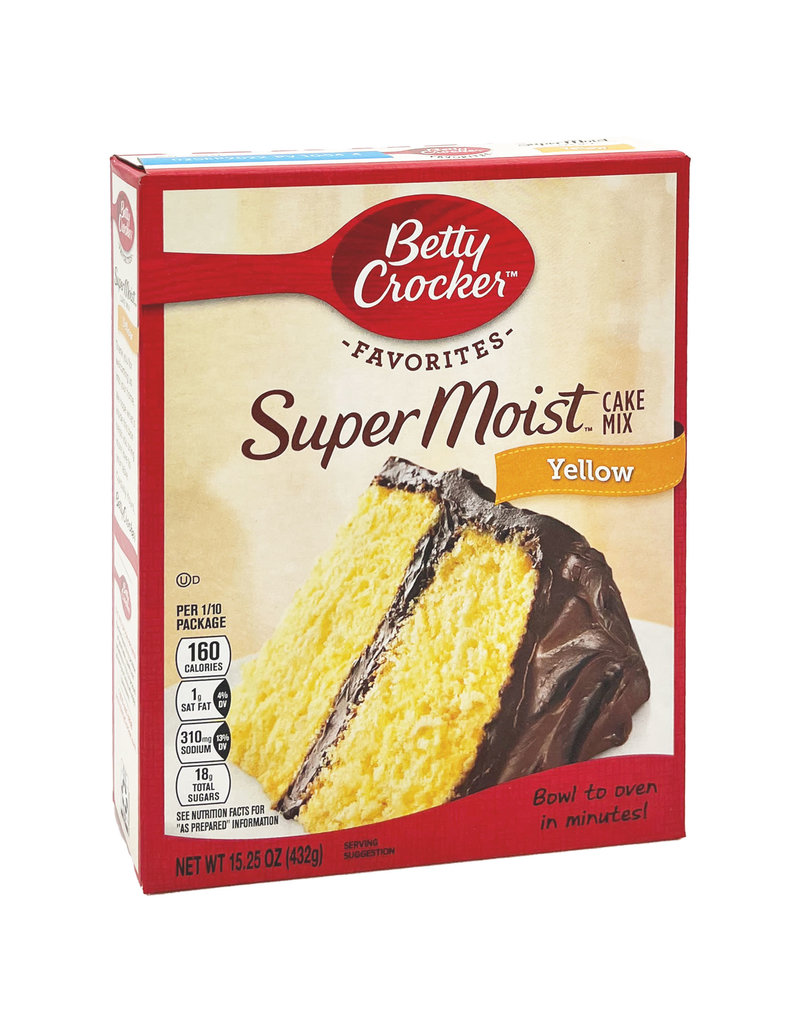 Betty Crocker Betty Crocker Yellow Cake Mix Supermoist, 15.25 oz, 12 ct