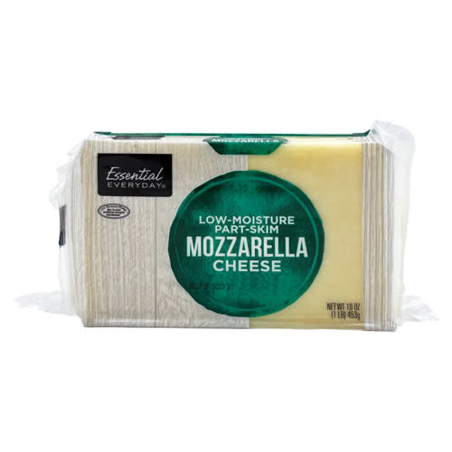 EED Mozzarella Chunks, 16 oz, 12 ct