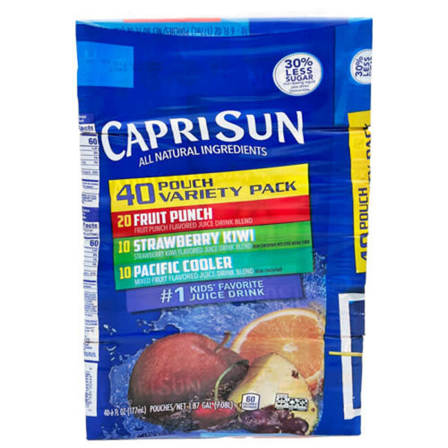 Capri Sun Variety Pack, 10 ct, (Pack of 4)
