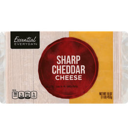 Essential Everyday EED Cheddar Sharp Chunk, 16 oz