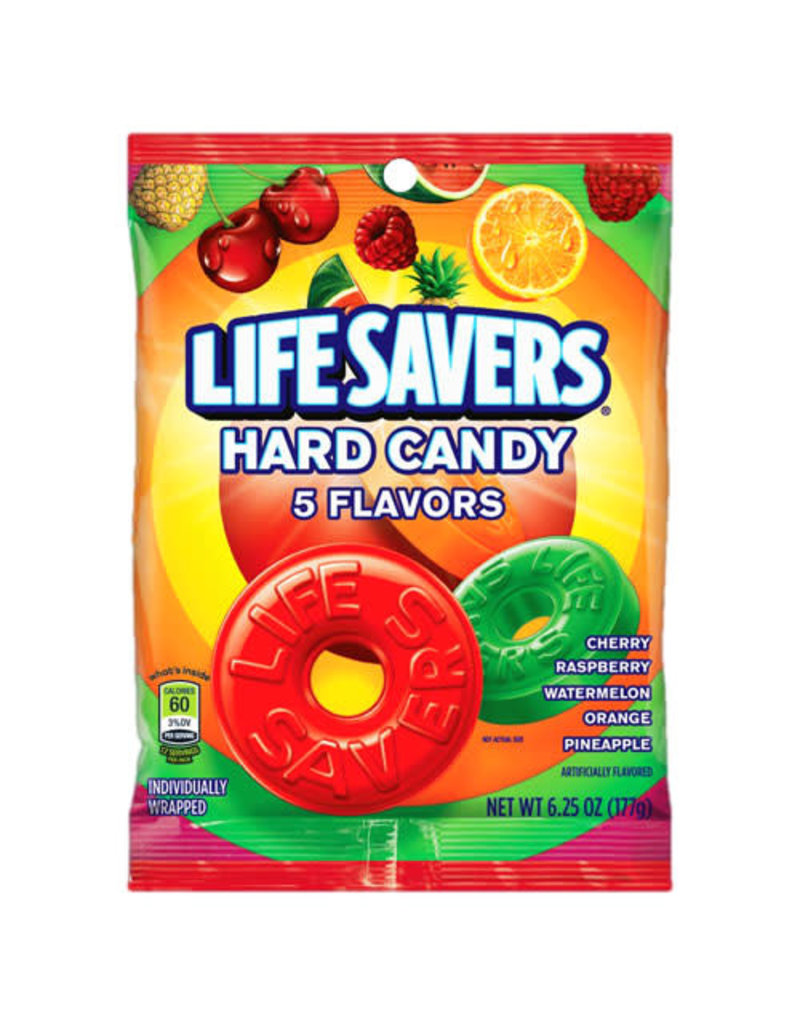 Lifesavers Lifesavers 5 Flavor bag, 6.25 oz, 12 ct