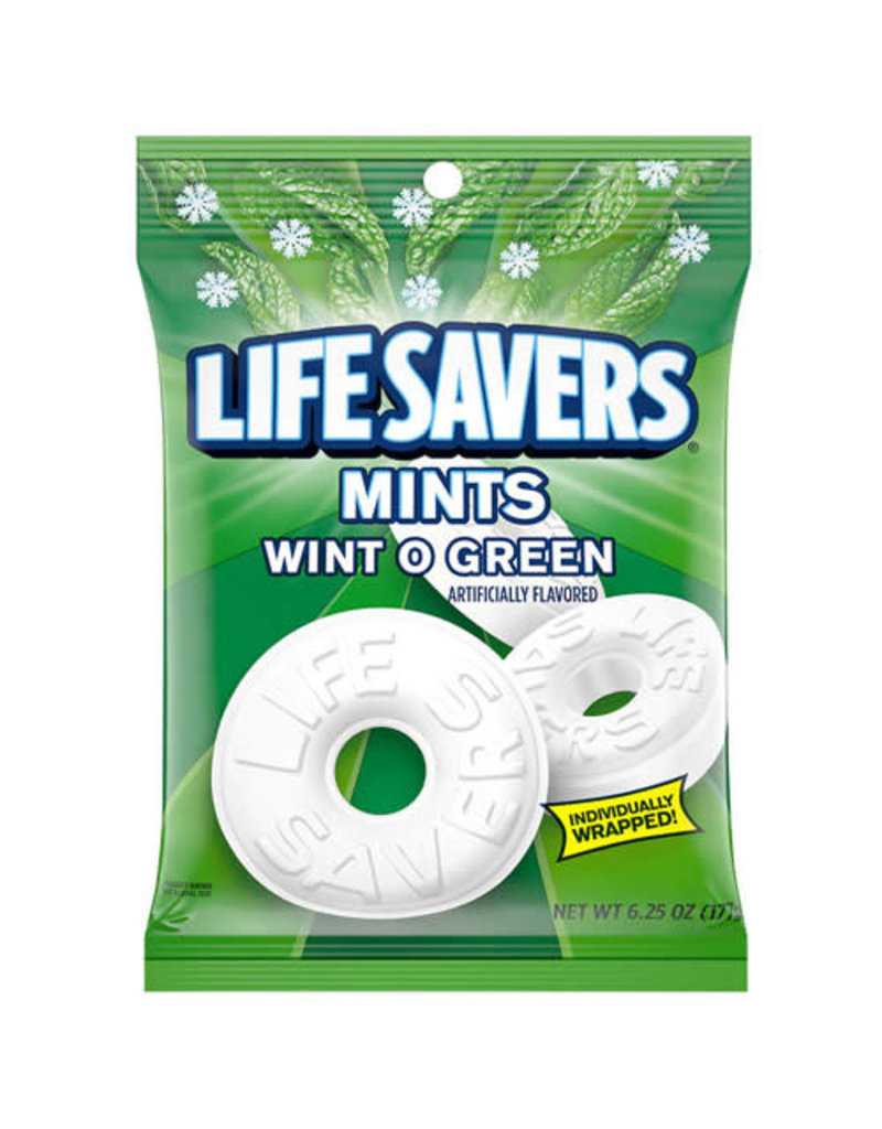 Lifesavers Lifesavers Wint-O-Green bag, 6.25 oz, 12 ct