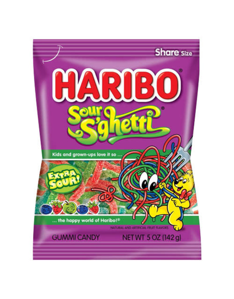 Haribo Haribo Sour S'Ghettis Gummies, 5 oz, 12 ct