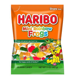 Haribo Haribo Mini Rainbow Frogs Gummies, 5 oz