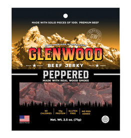 Glenwood Glenwood Peppered Beef Jerky, 2.5 oz, 12 ct