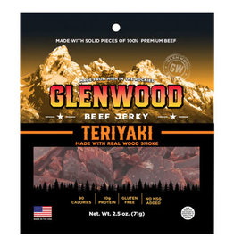 Glenwood Glenwood Teriyaki Beef Jerky, 2.5 oz, 12 ct