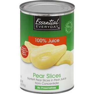 Essential Everyday EED Sliced Pears, 15.25 oz