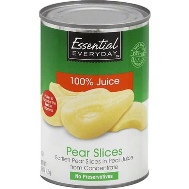 EED Sliced Pears, 15.25 oz