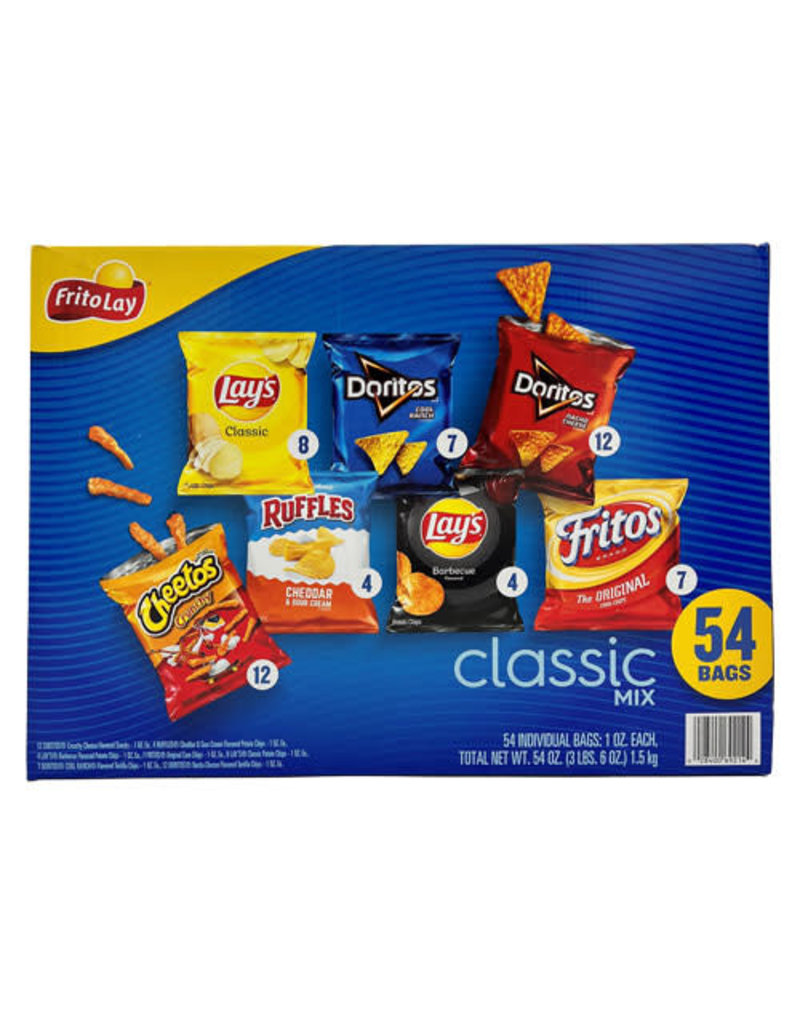 Frito Lay Frito Lay Classic Chips Variety Pack, 54 ct