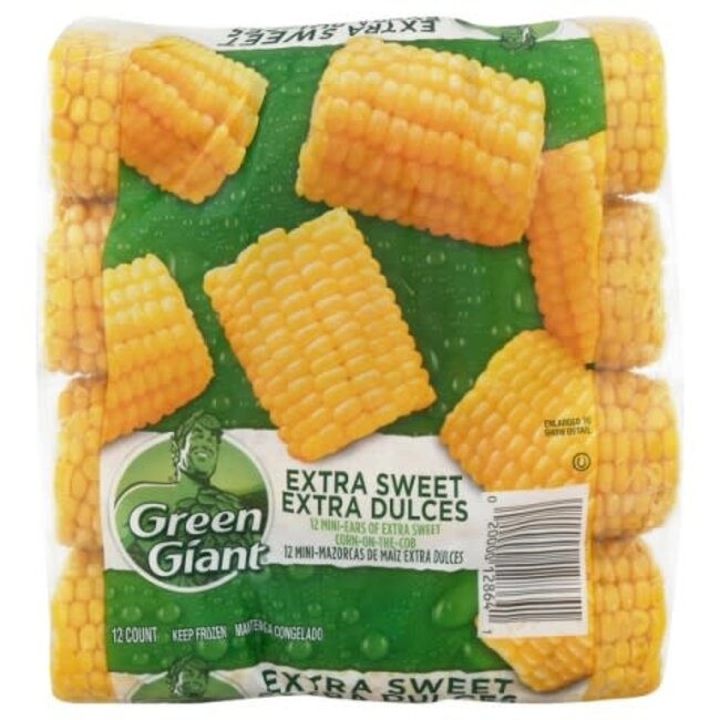 Green Giant Corn Cob Extra Sweet, 12 ct, (Pack of 6)
