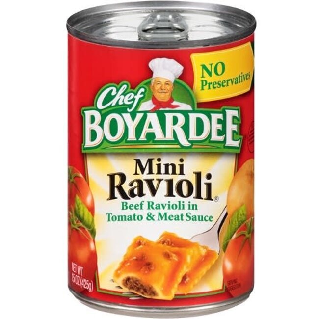 Chef Boyardee Beef Ravioli Mini, 15 oz