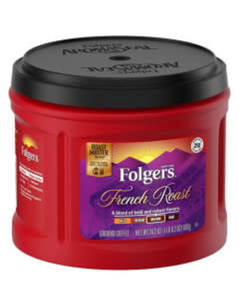 Folgers Folgers Ground Coffee French Roast, 24.2 oz