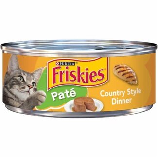 Friskies Friskies Pate Country Style Dinner Canned Cat Food, 5.5 oz, 24 ct