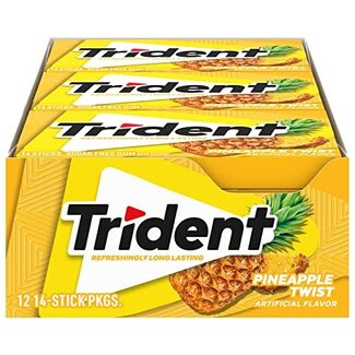 Trident Trident Gum Pineapple Twist, 12 ct