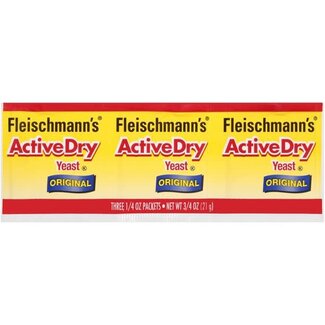 Fleischmann's Fleischmann's Yeast Active Dry Packets, .75 oz, 60 ct, (Pack of 2)