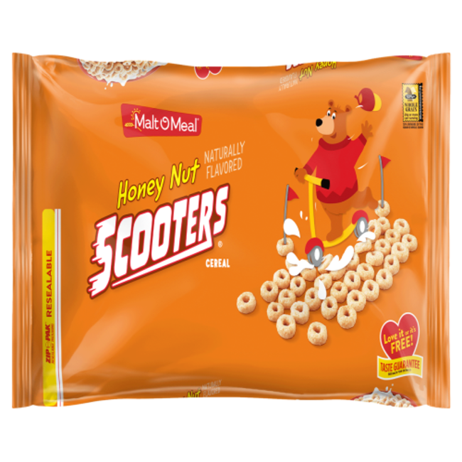 Malt-O-Meal Honey Nut Scooters, 31 oz