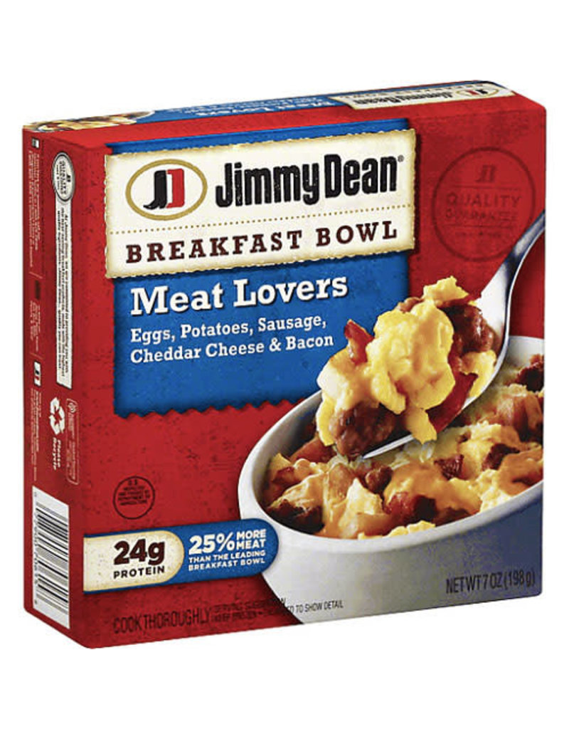 Jimmy Dean Jimmy Dean Meat Lover Breakfast Bowl, 7 oz, 8 ct