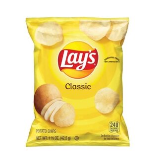 Lay's Lay's Classic Potato Chips, 1.5 oz, 64 ct