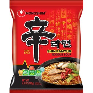 Nongshim Nongshim Shin Ramyun Noodle Soup, 4.2 oz, 10 ct